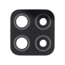 Lot de 5 lentilles caméra noires Samsung Galaxy A22 4G A225F