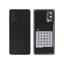 Vitre arrière + vitre caméra Noir Samsung Galaxy A72 (Officiel)