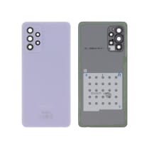 Vitre arrière + vitre caméra Violette Samsung Galaxy A72 (Officiel)