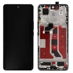 Ecran LCD + Vitre Tactile (avec châssis) Noir Huawei Honor 50 (Compatible)