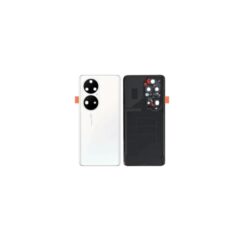 Vitre Arrière + Lentille Caméra Blanche Huawei P50 Pro (Compatible)