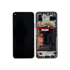 Ecran LCD + Vitre tactile + Châssis Vert Huawei P40 Lite (Officiel)