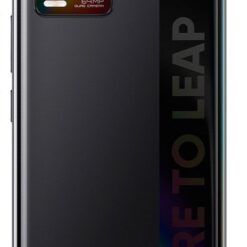 Vitre arrière + Lentille caméra noir realme 8  (Officiel)
