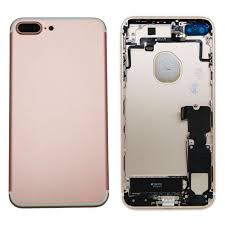 Châssis NEUTRE arrière iPhone 7 Plus Or Rose - avec nappes