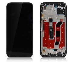 Ecran OLED + Vitre Tactile (Avec Châssis) Noir Huawei P40 Lite 4G (Compatible)