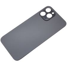 Plaque arrière en verre NEUTRE iPhone 12 pro max Graphite (pour machine laser)