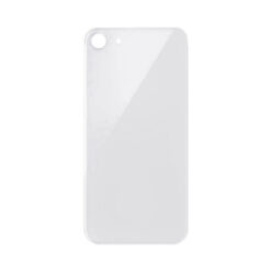 Plaque arrière en verre NEUTRE iPhone 8 Argent (pour machine laser)