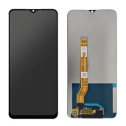 Ecran LCD + Vitre Tactile (sans châssis) Noir Oppo A17 (Reconditionné)