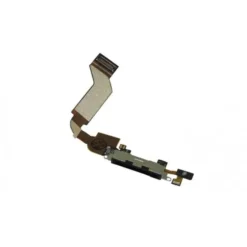 Nappe prise jack audio noire/vibreur iPhone 4
