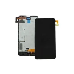 LCD + Vitre tactile + chassis Nokia Lumia 630 Noir (officiel)