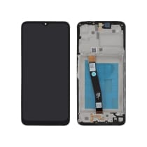 Ecran LCD + Vitre Tactile + Châssis Samsung Galaxy A22 5G A226B Noir (officiel)