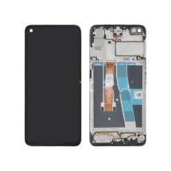 Ecran LCD + vitre tactile + Châssis Noir Oppo A72 5G A92 5G (Officiel)