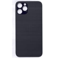Plaque arrière en verre NEUTRE iPhone 12 pro Graphite (pour machine laser)