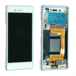 Ecran LCD + Vitre tactile Blanche + Chassis Sony Xperia M4 Aqua Dual E2333 (officiel)