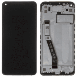Ecran LCD + Vitre Tactile (avec châssis) Noir Xiaomi Redmi 9 (Compatible)