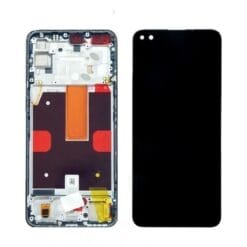 Ecran Oled + vitre tactile + Châssis Noir Oppo Reno4 5G (Officiel)