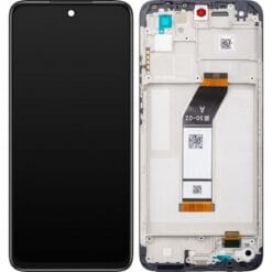 Ecran LCD + Vitre Tactile (avec châssis) Noir Xiaomi Redmi 10 5G (Compatible)