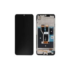 Ecran Lcd + Vitre tactile avec châssis noir Realme C11 2021 (Officiel)