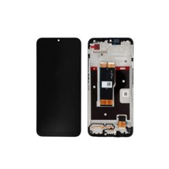 Ecran Lcd + Vitre tactile avec châssis noir Realme C31(Officiel)