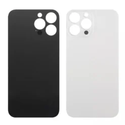 Plaque arrière en verre NEUTRE iPhone 13 pro argent (pour machine laser)
