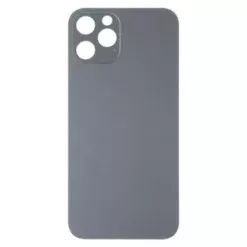 Plaque arrière en verre NEUTRE iPhone 13 Pro noire (pour machine laser)