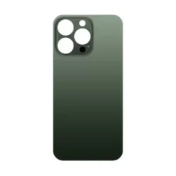 Plaque arrière en verre NEUTRE iPhone 13 pro vert (pour machine laser)