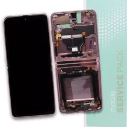 Ecran OLED + Vitre Tactile (avec chassis) Bronze Samsung Galaxy Z Flip 5G F707B (officiel)