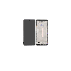 Ecran LCD + Vitre Tactile (avec châssis) Noir Samsung Galaxy M53 5G (Compatible)