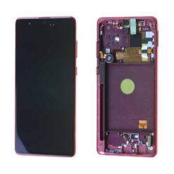 Ecran OLED + Vitre tactile (avec châssis) Rouge Samsung Galaxy Note 10 Lite SM-N770F (Officiel)