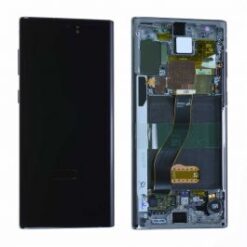 Ecran OLED + Vitre tactile (avec châssis) Argent Samsung Galaxy Note 10 Lite SM-N770F (Officiel)