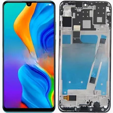 Bloc écran LCD + vitre tactile Huawei P30 Lite Bleu (Twilight) New edition MAR-LX1B (officiel)