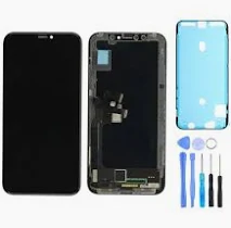 Ecran Soft OLED + Vitre Tactile + Adhésif iPhone X Noir