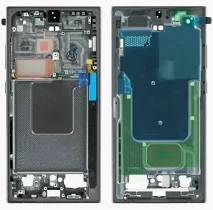 Ecran OLED + Vitre Tactile (avec châssis) Noir Onyx Samsung Galaxy S24 Ultra (Compatible)