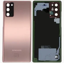 Vitre arrière + vitre caméra Samsung Galaxy Note 20 N980F/N981F bronze (Officiel)