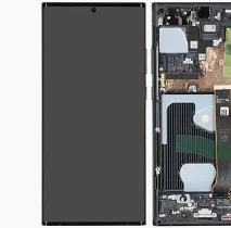 Ecran OLED + Vitre Tactile (avec châssis) Noir Samsung Galaxy Note 20 Ultra 5G (N986B/N986U) (Compatible)