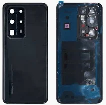 Vitre arrière + lentille caméra Huawei P40 Pro Plus (Officiel) Noire
