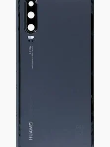 Vitre arrière + vitre caméra Huawei P30 Pro (officiel) Noire