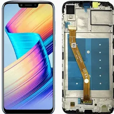 Ecran LCD + Vitre Tactile (avec châssis) Noir Honor Play (Compatible)