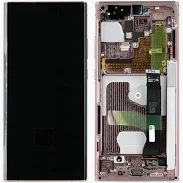 Ecran OLED + Vitre Tactile (avec châssis) Bronze Samsung Galaxy Note 20 Ultra 5G (N986B/N986U) (Compatible)