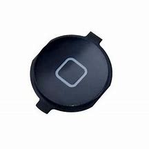 Bouton home noir iphone 4S avec contour plastique