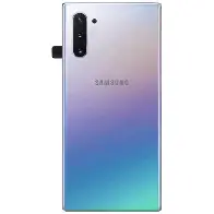 Vitre arrière + vitre caméra Samsung Galaxy Note 10 SM-N970 argent (Officiel)