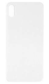 Plaque arrière en verre NEUTRE iPhone X blanc (pour machine laser)