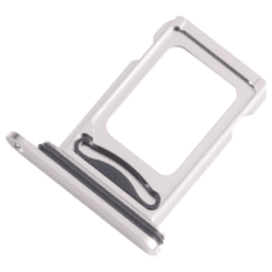 Tiroir SIM Titane Blanc iPhone 15 Pro (Compatible)