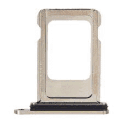 Tiroir SIM Titane Naturel iPhone 15 Pro (Compatible)