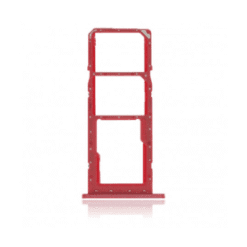 Tiroir SIM rouge Samsung Galaxy A03S A037F