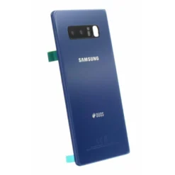 Vitre arrière + Vitre caméra Samsung Galaxy Note 8 SM-N950F (officiel) Bleu