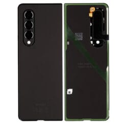 Vitre arrière + vitre caméra Noir Fantôme Samsung Galaxy Z Fold 3 5G F926B (Officiel)