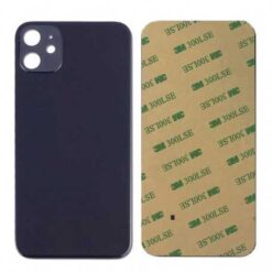 Plaque arrière en verre NEUTRE iPhone 11 noir (pour machine laser)