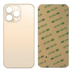 Plaque arrière en verre NEUTRE iPhone 13 pro max or (pour machine laser)