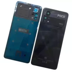 Vitre arrière + vitre caméra noir Xiaomi Pocophone X4 Pro 5G (officiel)